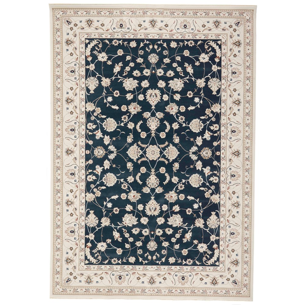 Nain Traditional EEZGA17C NAI51 Rug in Cream Navy Blue